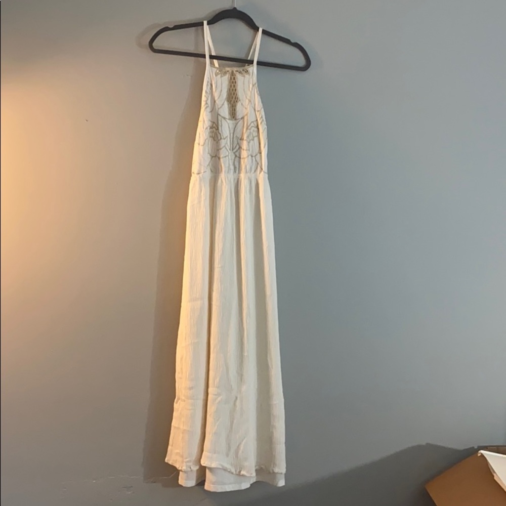 Kimchi Blue white open back maxi dress